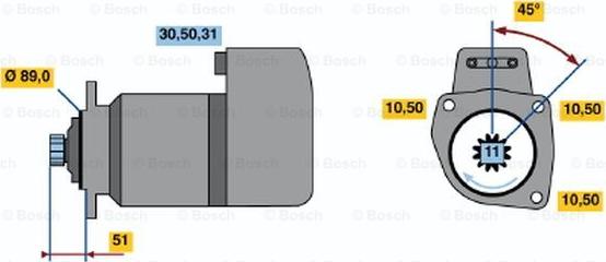 BOSCH 0 001 416 043 - Starter www.molydon.hr