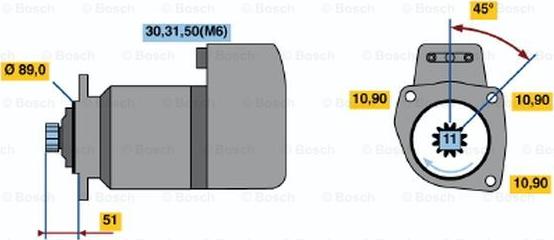 BOSCH 0 001 416 053 - Starter www.molydon.hr