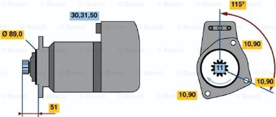 BOSCH 0 001 416 069 - Starter www.molydon.hr