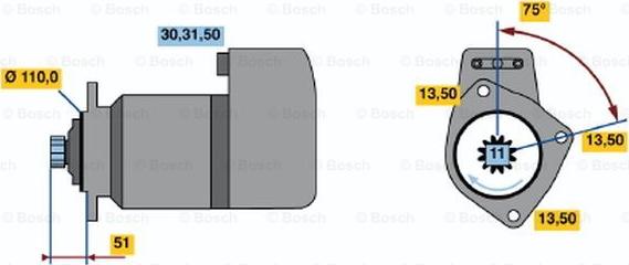 BOSCH 0 001 416 068 - Starter www.molydon.hr