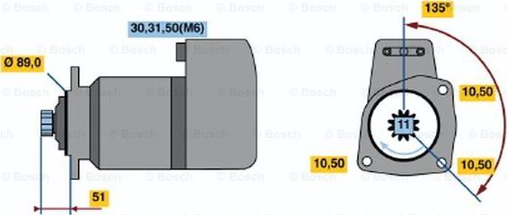 BOSCH 0 001 416 003 - Starter www.molydon.hr