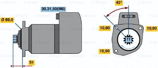 BOSCH 0 001 416 038 - Starter www.molydon.hr