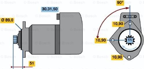 BOSCH 0 001 416 033 - Starter www.molydon.hr