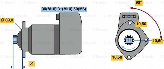 BOSCH 0 001 416 071 - Starter www.molydon.hr