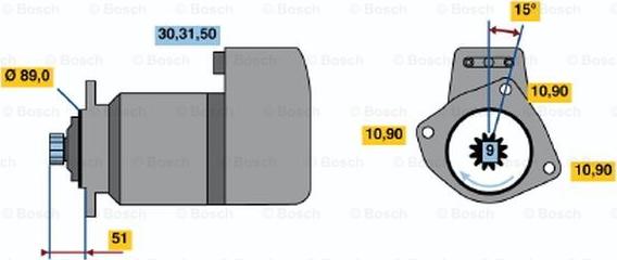 BOSCH 0 001 416 025 - Starter www.molydon.hr