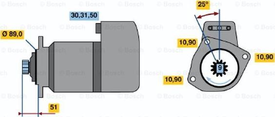 BOSCH 0 001 416 026 - Starter www.molydon.hr