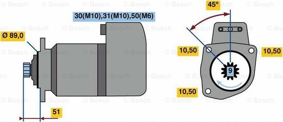 BOSCH 0 001 416 024 - Starter www.molydon.hr