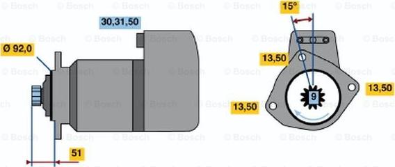 BOSCH 0 001 416 078 - Starter www.molydon.hr