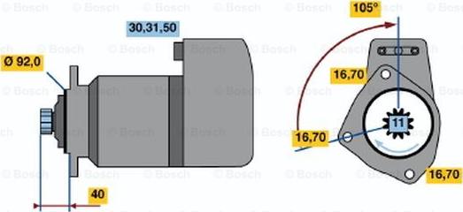 BOSCH 0 986 013 450 - Starter www.molydon.hr