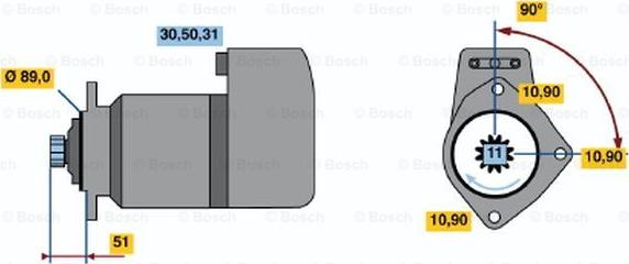 BOSCH 0 001 417 055 - Starter www.molydon.hr