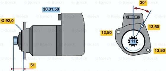 BOSCH 0 001 417 066 - Starter www.molydon.hr