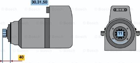 BOSCH 0 001 417 031 - Starter www.molydon.hr