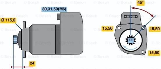 BOSCH 0 001 417 073 - Starter www.molydon.hr