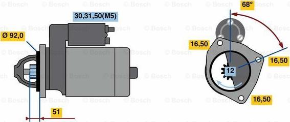 BOSCH 0 001 420 013 - Starter www.molydon.hr