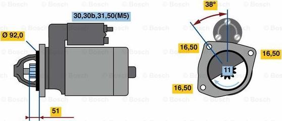 BOSCH 0 001 420 029 - Starter www.molydon.hr