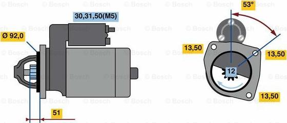 BOSCH 0 001 420 024 - Starter www.molydon.hr