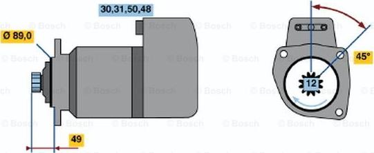 BOSCH 0 001 510 010 - Starter www.molydon.hr