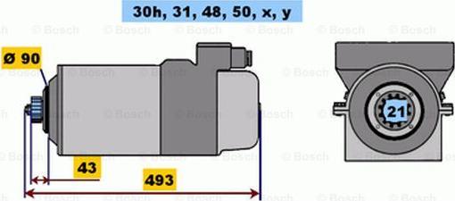 BOSCH 0 001 604 016 - Starter www.molydon.hr