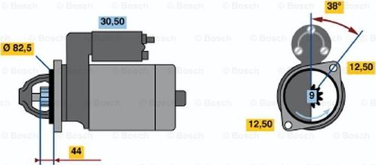 BOSCH 0 001 109 044 - Starter www.molydon.hr