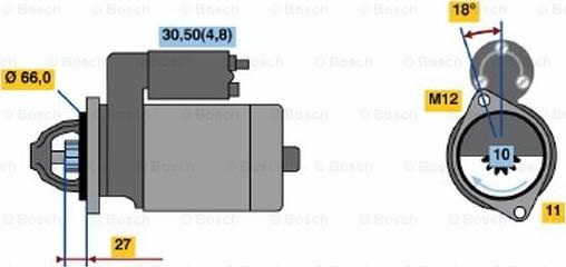 BOSCH 0 001 109 361 - Starter www.molydon.hr