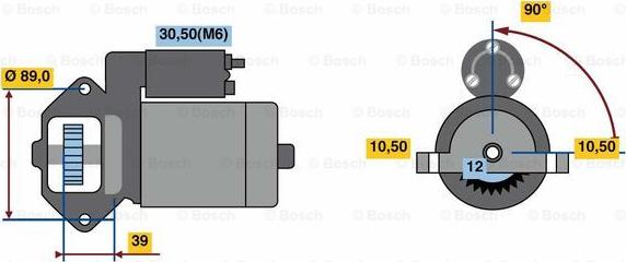 BOSCH 0 001 109 391 - Starter www.molydon.hr