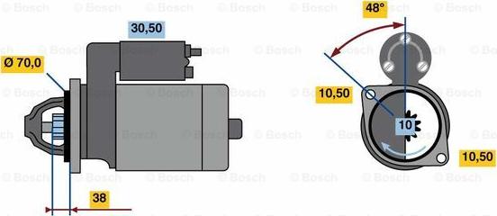 BOSCH 0 001 109 377 - Starter www.molydon.hr