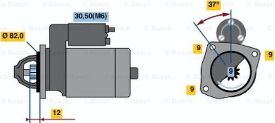 BOSCH 0 001 109 268 - Starter www.molydon.hr