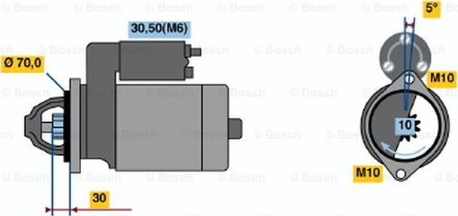 BOSCH 0 001 109 262 - Starter www.molydon.hr