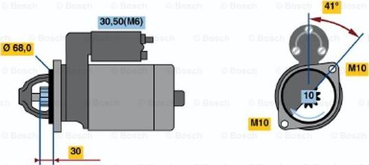 BOSCH 0 001 109 273 - Starter www.molydon.hr