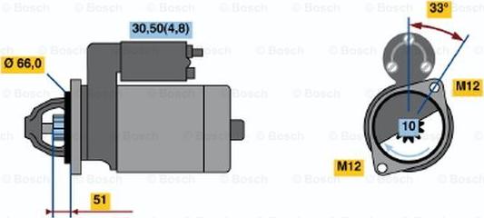 BOSCH 0 001 108 405 - Starter www.molydon.hr