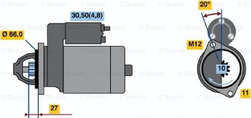 BOSCH 0 001 108 415 - Starter www.molydon.hr