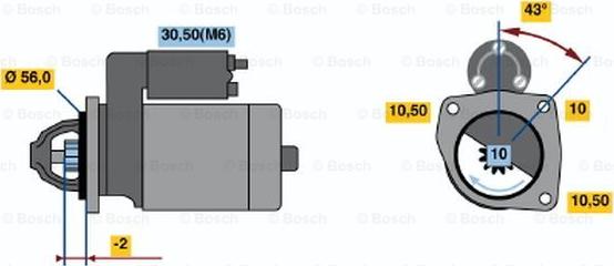 BOSCH 0 001 108 411 - Starter www.molydon.hr