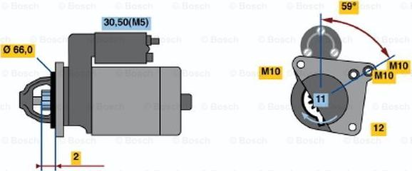 BOSCH 0 001 108 428 - Starter www.molydon.hr