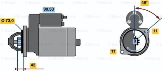 BOSCH 0 001 108 144 - Starter www.molydon.hr