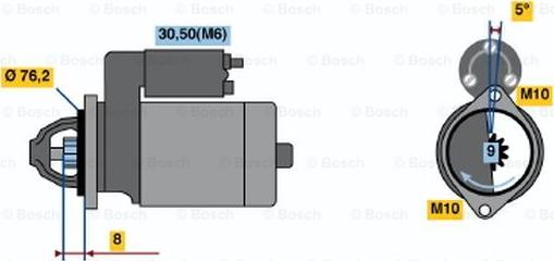 BOSCH 0 001 108 156 - Starter www.molydon.hr