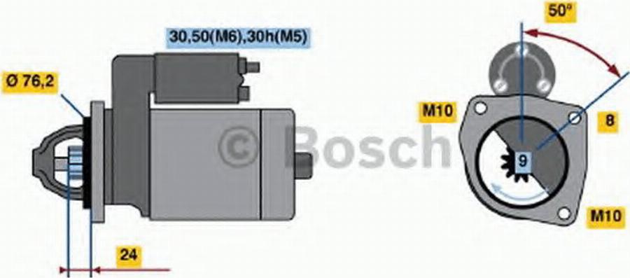 BOSCH 0 001 108 169 - Starter www.molydon.hr