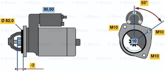 BOSCH 0 001 108 128 - Starter www.molydon.hr