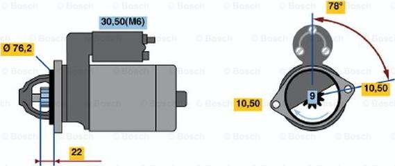 BOSCH 0 001 108 178 - Starter www.molydon.hr