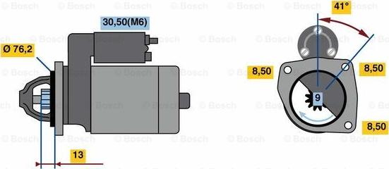 BOSCH 0 001 108 241 - Starter www.molydon.hr