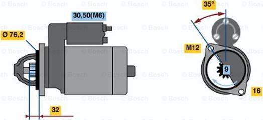 BOSCH 0 001 108 200 - Starter www.molydon.hr