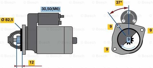 BOSCH 0 001 108 239 - Starter www.molydon.hr