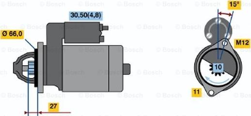 BOSCH 0 001 107 450 - Starter www.molydon.hr