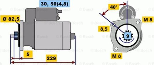 BOSCH 0 001 107 094 - Starter www.molydon.hr