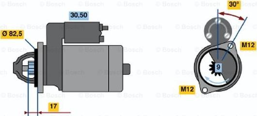 BOSCH 0 001 107 073 - Starter www.molydon.hr