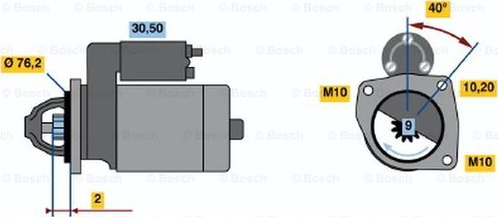 BOSCH 0 986 017 190 - Starter www.molydon.hr