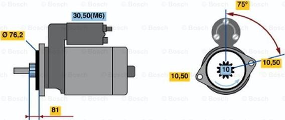 BOSCH 0 001 115 011 - Starter www.molydon.hr