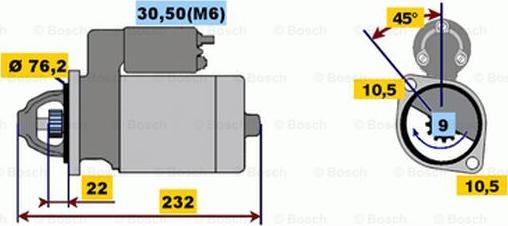 BOSCH 0 001 115 039 - Starter www.molydon.hr