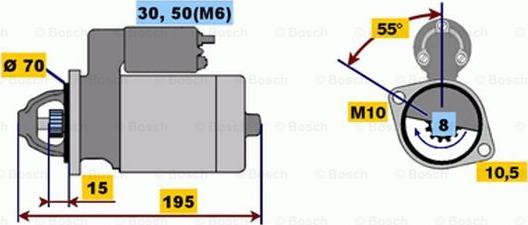 BOSCH 0 001 116 006 - Starter www.molydon.hr