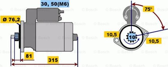 BOSCH 0 001 110 059 - Starter www.molydon.hr