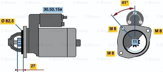 BOSCH 0 001 110 083 - Starter www.molydon.hr